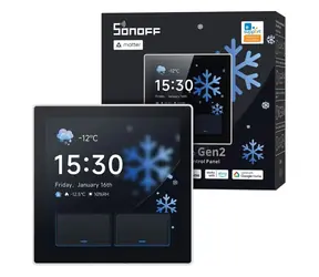 Sonoff NSPanel Pro Gen2 weiß / Bedienfeld / 2-Kanal-Relais / 86 mm / EU Typ