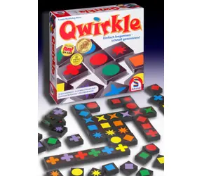 Schmidt Brettspiel Qwirkle / Deutsche Version / 108 Teile / 2-4 Spieler / ab 6 Jahren