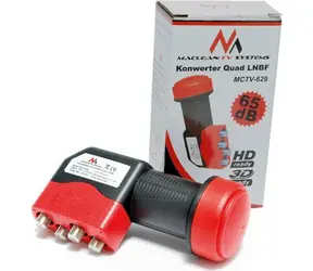 Maclean MCTV-629 / Konverter / Satellit / Quad / 65 dB