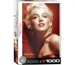 EUROGRAPHICS Puzzle Marilyn Monroe: Rotes Porträt / 1000 Teile / 48,9 × 67,6 cm