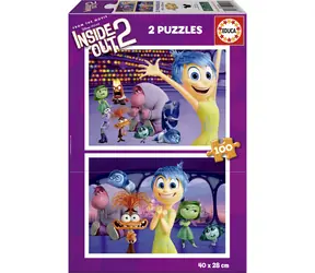 Educa Puzzle „Im Kopf 2“ / 2 x 100 Teile / 40 x 28 cm