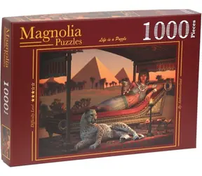 MAGNOLIA Puzzle Dinner at the Pyramids / 1000 Teile / 68 x 48 cm
