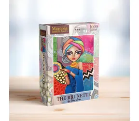 MAGNOLIA Puzzle Brünette / 1000 Teile / 48 x 68 cm