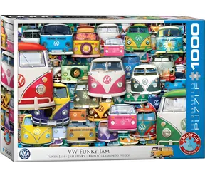 EUROGRAPHICS Puzzle Volkswagen Bus: Funky Jam / 1000 Teile / 67,6 × 48,9 cm