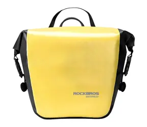 Rockbros AS-003-1Y gelb / Fahrradtasche / Vorder- und Hinterradbefestigung / 10-14 l / Wasserdicht