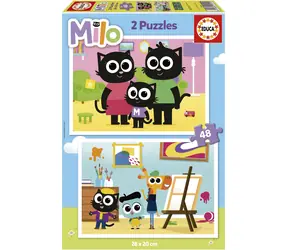 Educa Puzzle Milo / 2x48 Teile