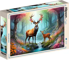 ALIPSON Puzzle Majestätischer Hirsch / 500 Teile