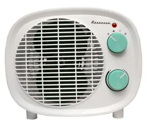 Ravanson FH-2000RW weiß / Warmluftventilator / 2000 W / 2 Leistungsstufen / Thermostat