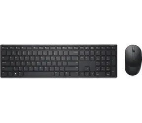 DELL KM5221W FR schwarz / Kabelloses Tastatur- und Maus-Set / Französisches Layout / USB-Empfänger 2,4 GHz