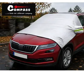 Compass ICE SUV / Windschutzscheiben-Sonnenschutz / 230 x 150 cm / Schutz vor Eis und Sonne / Für SUVs und größere Fahrzeuge