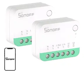 Sonoff MINIR4M Extreme / Smart Switch / Wi-Fi / Matter / 2 Stück