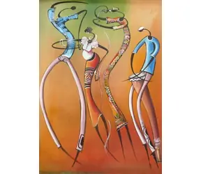 MAGNOLIA Puzzle „Tanzende Afrikaner“ / 1000 Teile / 48 x 68 cm