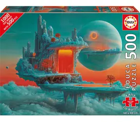 Educa Puzzle Planet aus Feuer und Eis / 500 Teile