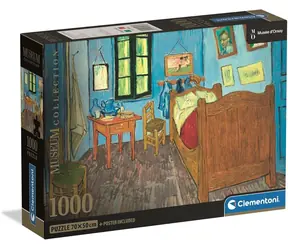 Clementoni Puzzle Museum Sammlung: Schlafzimmer in Arles / 1000 Teile / ab 14 Jahren