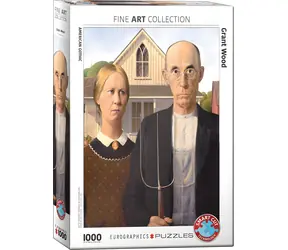 EUROGRAPHICS Puzzle American Gothic / 1000 Teile / 48 x 68 cm