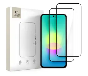 Tech-Protect Glass Fit+ schwarz / Schutzglas aus gehärtetem Glas / Samsung Galaxy A27 5G / 2 Stück