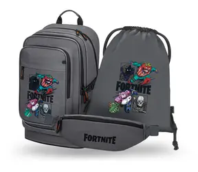 BAAGL SET 3 Cubic Fortnite Squad / Rucksack / Tasche / Bauchtasche / GRS