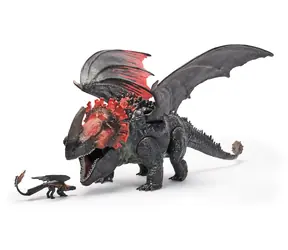 Spin Master Drachenzähmen leicht gemacht Figur Roter Tod und Mini-Ohnezahn / 38 cm / ab 4 Jahren