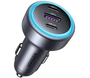 Ugreen EC307 / Autoladegerät / 1x USB-A / 2x USB-C