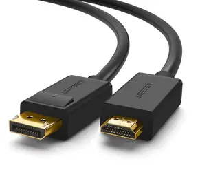Ugreen DP101 schwarz / DisplayPort-HDMI-Kabel / 1 m / 30 Hz