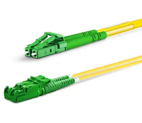 Equip E2000/ APC-LC/ APC OS2 7m gelb / Patchkabel / Singlemode / Duplex / LSZH-Mantel