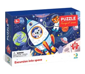 DODO Puzzle Transport: Weltraumreise / 30 Teile / 27 x 20 cm