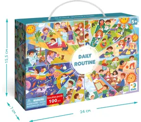 DODO Puzzle Tagesablauf / 100 Teile