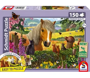 Schmidt Puzzle Meeting im Paddock / 150 Teile / 43,2 x 29,1 cm