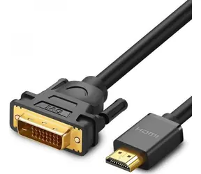 Ugreen Kabel HDMI - DVI-D 3M schwarz / Videokabel / HDMI (M) - DVI-D (M)