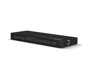 Lindy 9- Port Multi-View HDMI-Switch, schwarz / HDMI-Switch / 4K30 / HDCP 1.4 / Fernbedienung