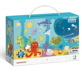DODO Puzzle mit Bildersuche Unterwasserwelt / 80 Teile / 45 x 31 cm