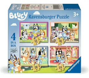 Ravensburger Puzzle Bluey 4in1 / 12+16+20+24 Teile