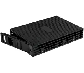 StarTech Adapter 2,5" auf 3,5" SATA / Montagerahmen für HDD und SSD / Kunststoff / schwarz
