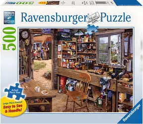 Ravensburger Puzzle Dad's Workshop XXL / 500 Teile / große Teile