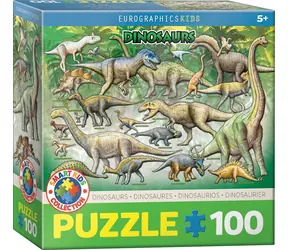 EUROGRAPHICS Puzzle Dinosaurier / 100 Teile / ab 5 Jahren / 48,3 x 33 cm