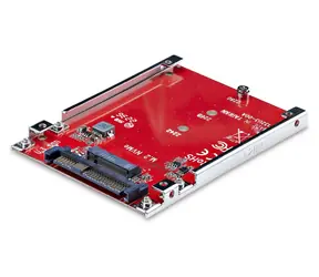 StarTech Adapter M.2 NVMe SSD auf 2,5" U.3 rot / Adapter / Schnittstelle M.2 - U.3