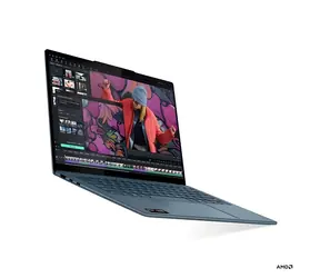 Lenovo Yoga Slim 7 14AKP10 blaugrün / Notebook / 14" 2,8K OLED / AMD RYZEN AI 7 345 / 16 GB / 512 GB SSD / Windows 11