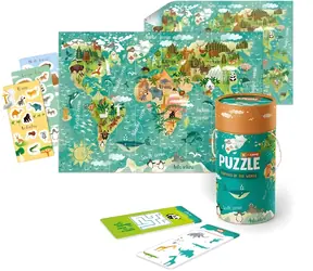 DODO Welttiere Puzzle- und Spielset / 40 Teile / ab 3 Jahren