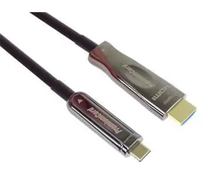PremiumCord Optischer Adapter USB-C auf HDMI Aluminium 10 m / Adapter / 4K 60Hz / Glasfaser