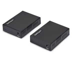 StarTech VDSL2 Ethernet-Extender schwarz / Netzwerk-Extender / 4X RJ-45 / IEEE 802.3 / Netzteil