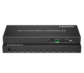 PremiumCord Videowand-Controller für 9 Monitore / Videowand-Controller / 1x HDMI-Eingang / 9 Anzeigemodi
