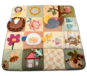 2KIDS TOYS Sensorische Spielmatte Tiere / Farbmix / Polyester / ab 0 Jahren
