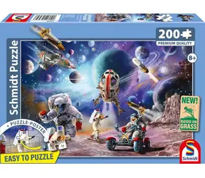 Schmidt Puzzle Weltraummission / 200 Teile / 43,2 × 29,1 cm