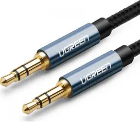 Ugreen Audiokabel, 3,5-mm-Klinkenstecker, blau / Audiokabel / 3,5-mm-Klinkenstecker - 3,5-mm-Klinkenstecker / 1 m