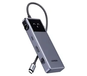Ugreen 45155 UNO / USB-Hub 7-in-1 / HDMI 4K 60Hz / RJ45 Gigabit / USB-C PD 100W / 4X USB