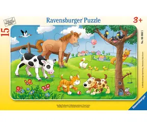 Ravensburger Puzzle „Niedliche Freunde“ / 15 Teile / ab 3 Jahren