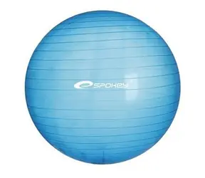 Spokey FITBALL T transparent blau 65 cm / Gymnastikball / Pumpe im Lieferumfang enthalten