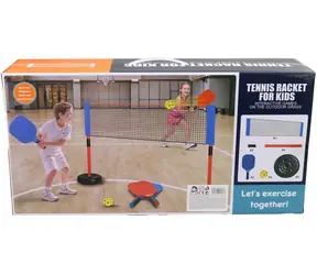 MADE Beach-Tennis-Set / Schläger, Ball und Netz / Kunststoff
