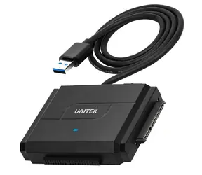 Unitek Y-3324 / USB 3.0 zu SATA/IDE Adapter / 2,5" und 3,5" HDD/SSD / bis zu 3 Laufwerke gleichzeitig