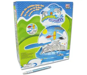 Batteriebetriebenes Delfinspiel / Interaktives Spielzeug / Musikeffekte / 2x AA-Batterien (nicht enthalten) / ab 3 Jahren